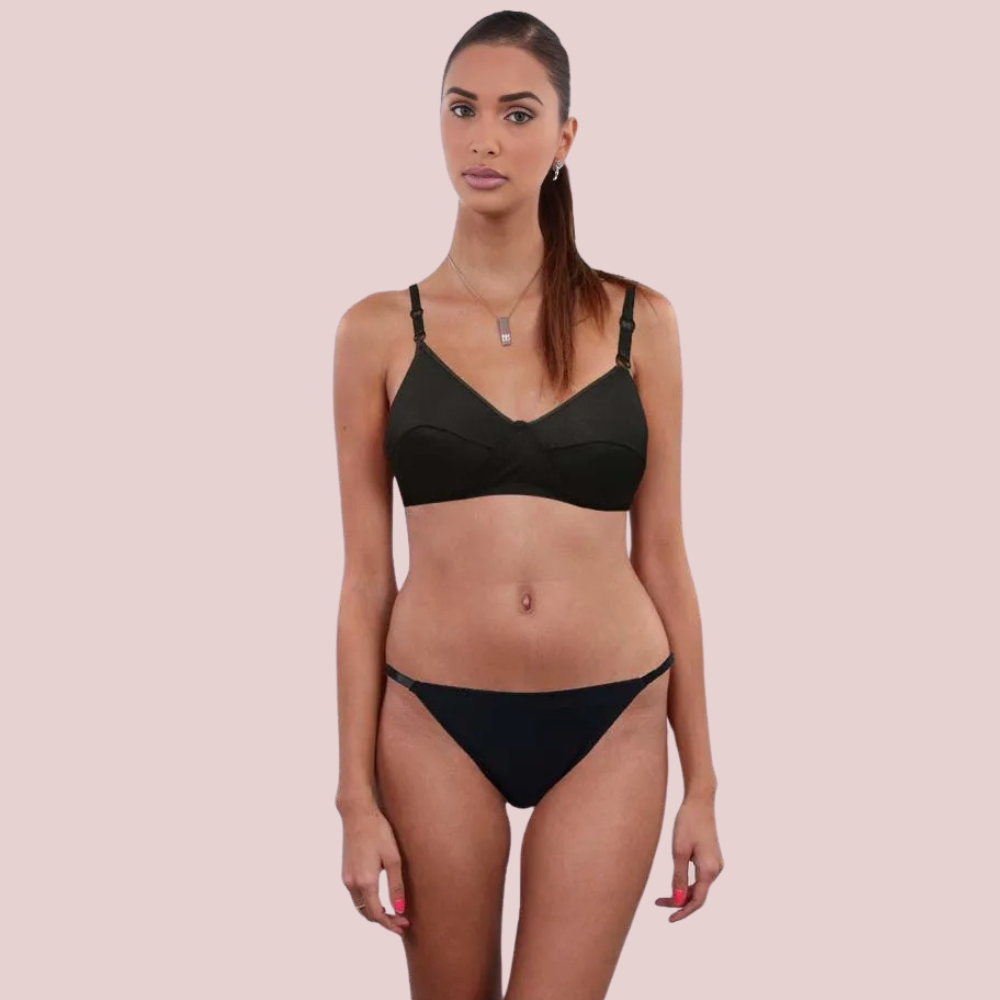 Breeze Bloom Cotton Bra Set Collection
